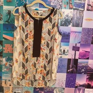 Cabi Size Medium Patterned Tank Top